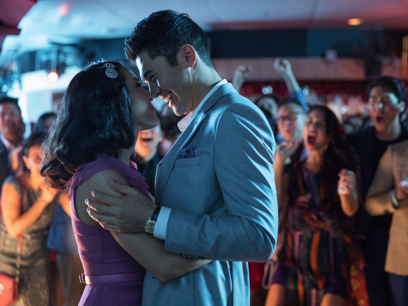 Constance Wu and Henry Golding in Crazy Rich Asians